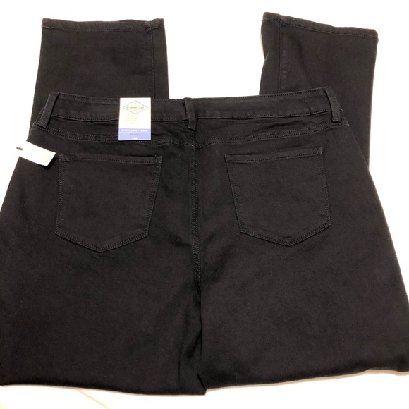 St Johns Bay Black Mid Rise Straight Leg - Picture 7 of 7